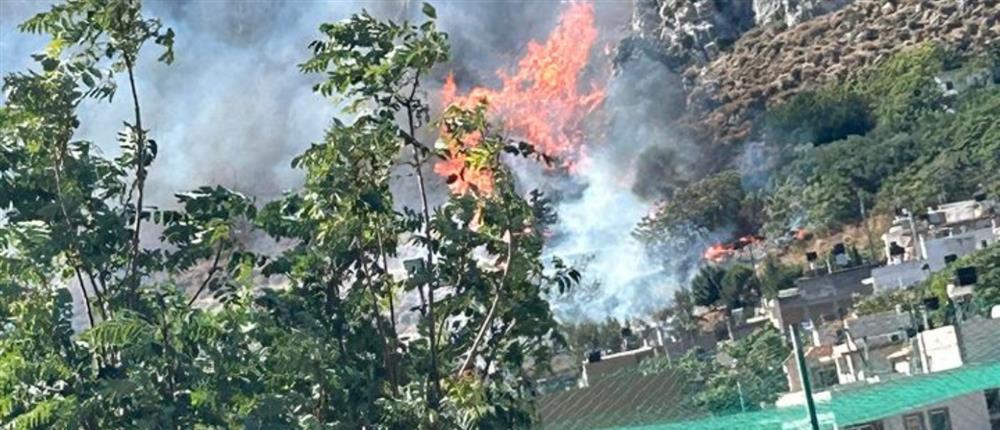 Ηράκλειο: Φωτιά στον Προφήτη Ηλία - 112 για εκκένωση