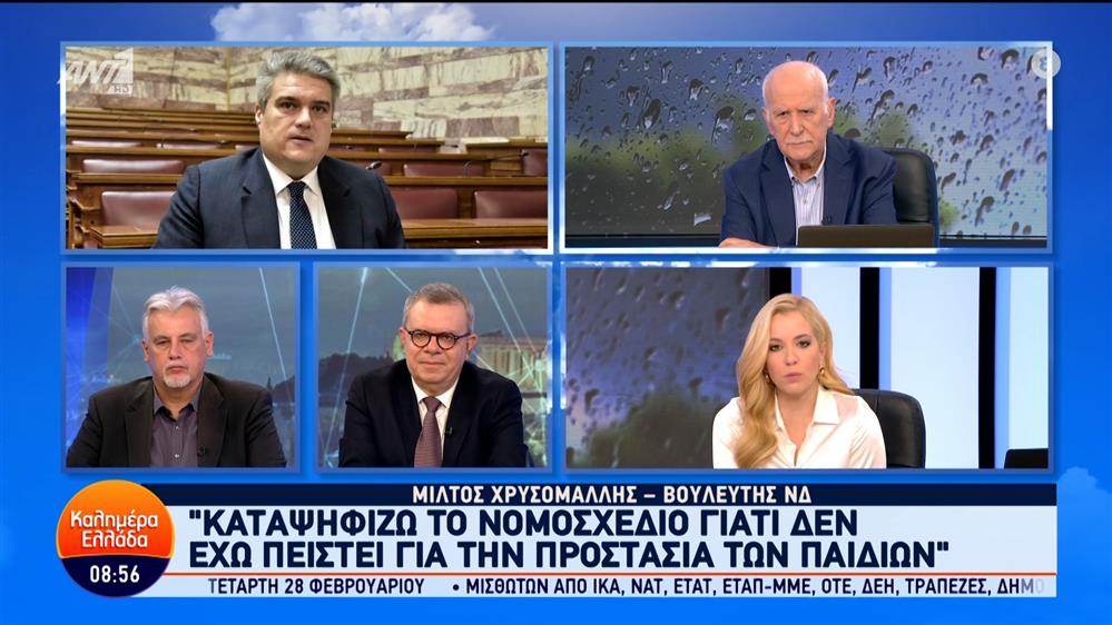 Ο Μίλτος Χρυσομάλλης, βουλευτής της Ν.Δ., στο Καλημέρα Ελλάδα – 15/02/2024