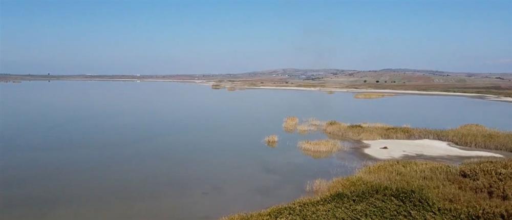 Λειψυδρία: Η Πικρολίμνη στο Κιλκίς... στέγνωσε (βίντεο)