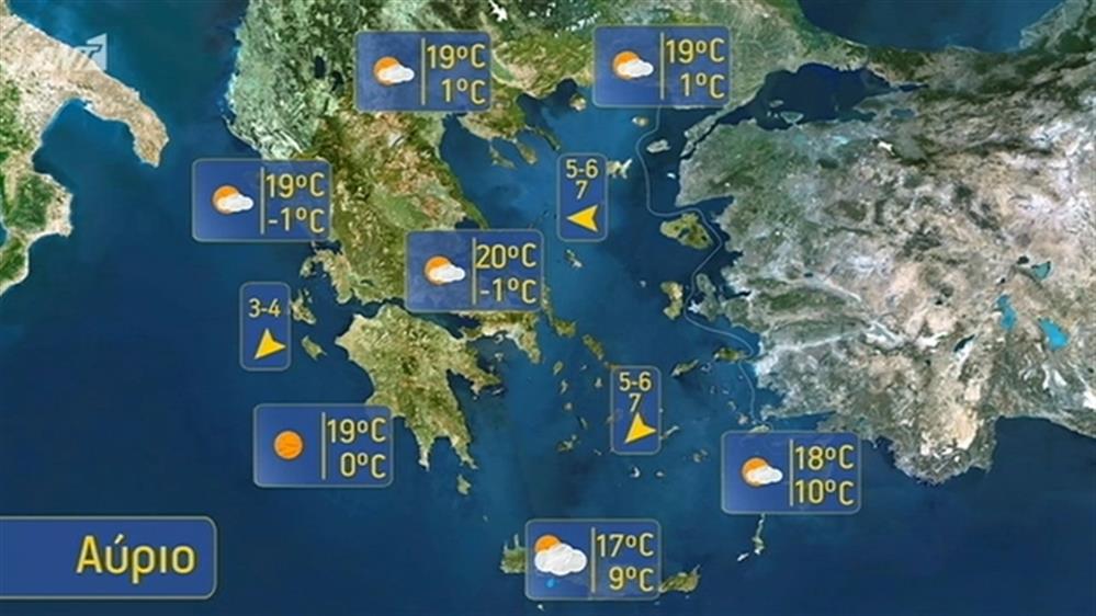 Ο ΚΑΙΡΟΣ ΓΙΑ ΤΟΥΣ ΑΓΡΟΤΕΣ – 19/03/2020