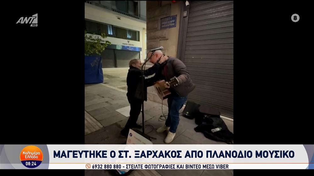 Μαγεύτηκε ο Σταύρος Ξαρχάκος από πλανόδιο μουσικό - Καλημέρα Ελλάδα - 12/11/2024