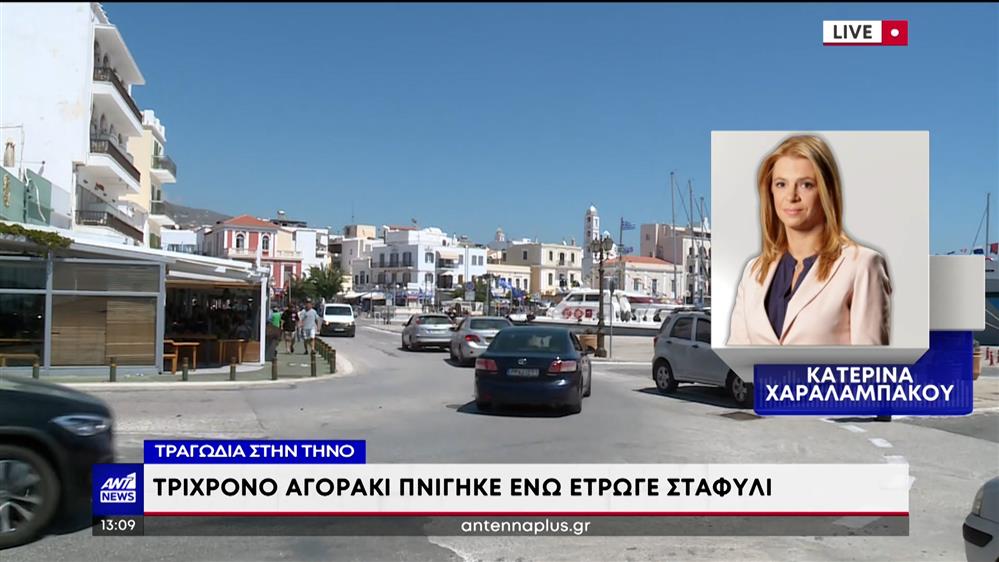 Τήνος: 3χρονο παιδί πνίγηκε με σταφύλι