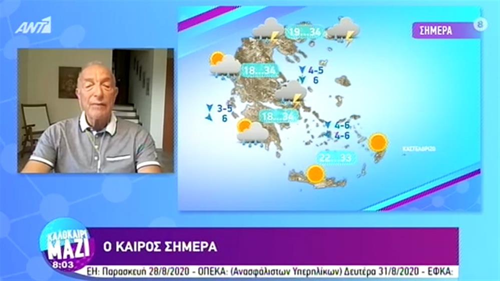 ΚΑΙΡΟΣ – ΚΑΛΟΚΑΙΡΙ ΜΑΖΙ - 26/08/2020