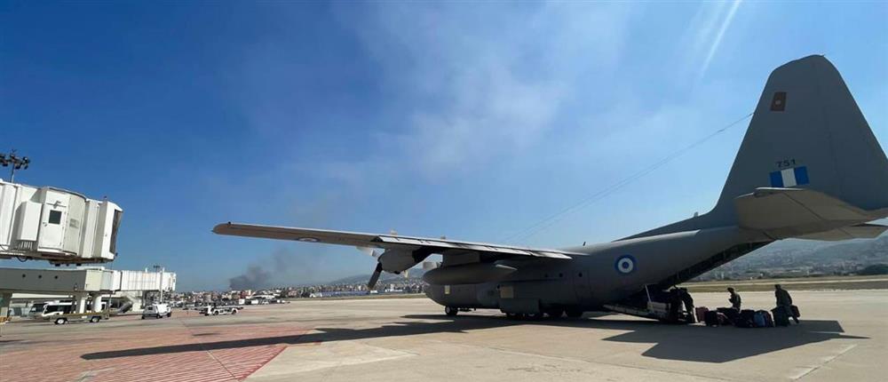 C-130: Η άφιξη των Ελλήνων και τον Κύπριων από την Βηρυτό στην Ελλάδα