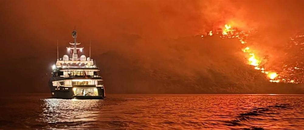 Φωτιά στην Ύδρα: το σκάφος, τα πυροτεχνήματα και οι ανακρίσεις μετά την φυγή