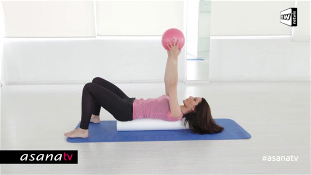 Pilates με foam roller και mini ball (επίπεδο αρχαρίων)