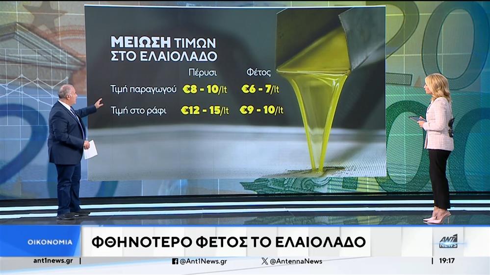 Φθηνότερο φέτος το ελαιόλαδο