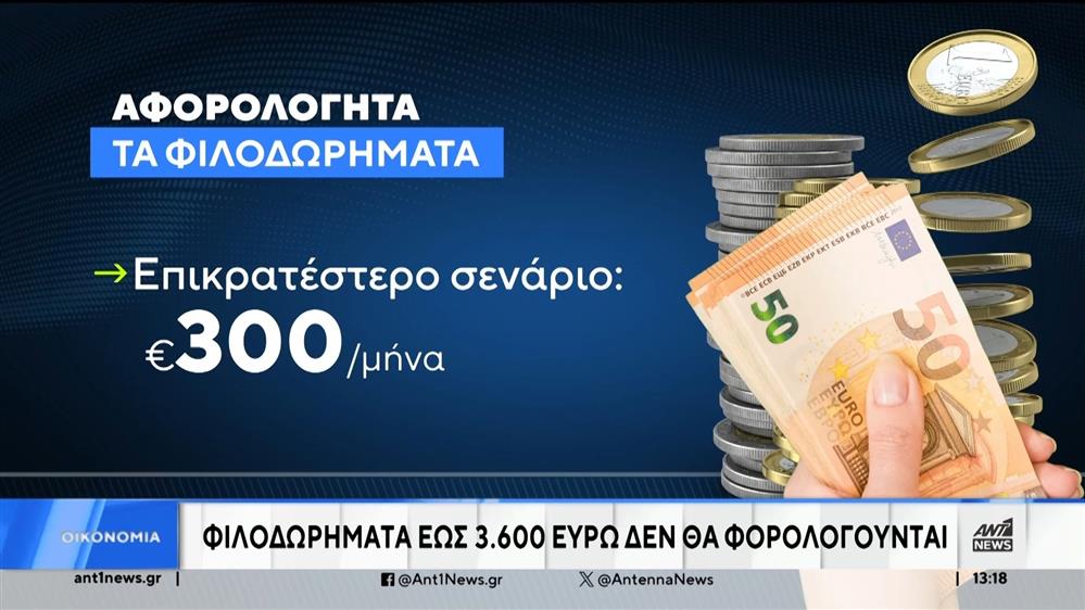 Φιλοδώρημα: Το αφορολόγητο και οι κρατήσεις για τα πουρμπουάρ