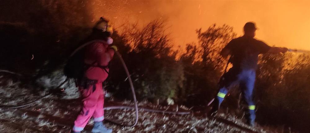 εθελοντές Σαμαρείτες-Διασώστες του Ελληνικού Ερυθρού Σταυρού - φωτιές
