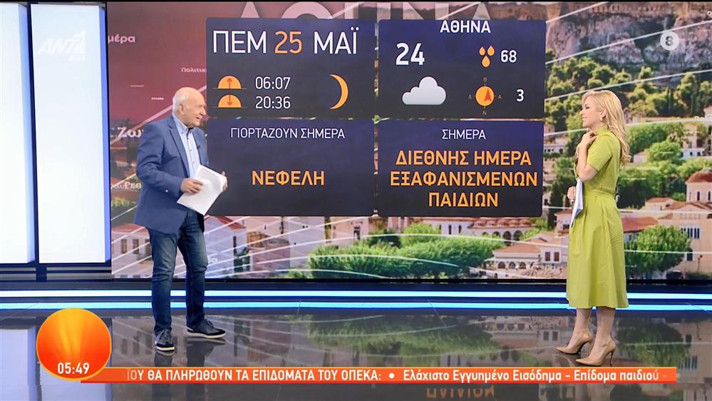 ΚΑΛΗΜΕΡΑ ΕΛΛΑΔΑ - 25/05/2023