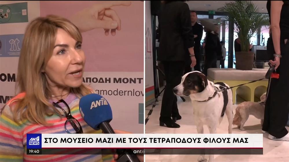 Στο Μουσείο μαζί με τους τετράποδους φίλους μας 
