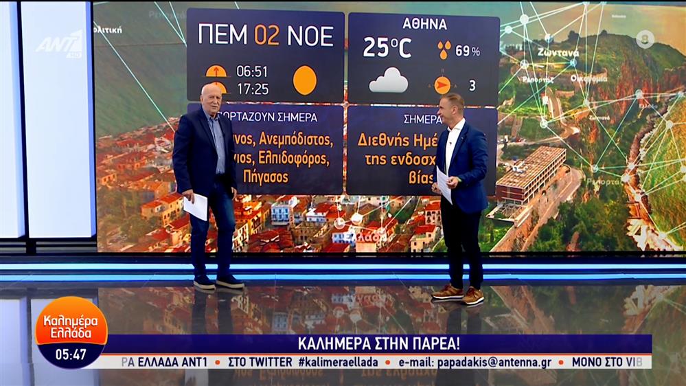 ΚΑΛΗΜΕΡΑ ΕΛΛΑΔΑ – 02/11/2023