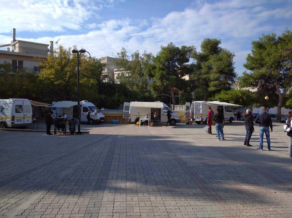 ΕΟΔΥ - έλεγχοι - rapid τεστ - πλατεία Ποντίων - Ελληνικό - Gallery