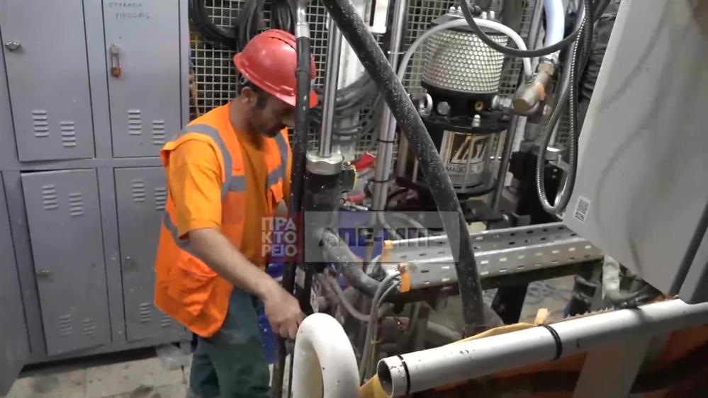 Βίντεο του ΑΠΕ-ΜΠΕ από το εργοτάξιο της Γραμμής 4 του Μετρό