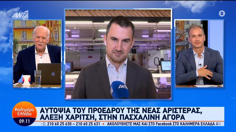 Ο Αλέξης Χαρίτσης, πρόεδρος Νέα Αριστερά στο Καλημέρα Ελλάδα – 30/04/2024