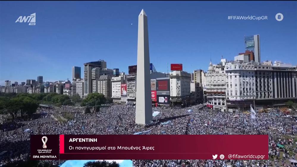 Αργεντινή | Οι πανηγυρισμοί στο Μπουένος Άιρες