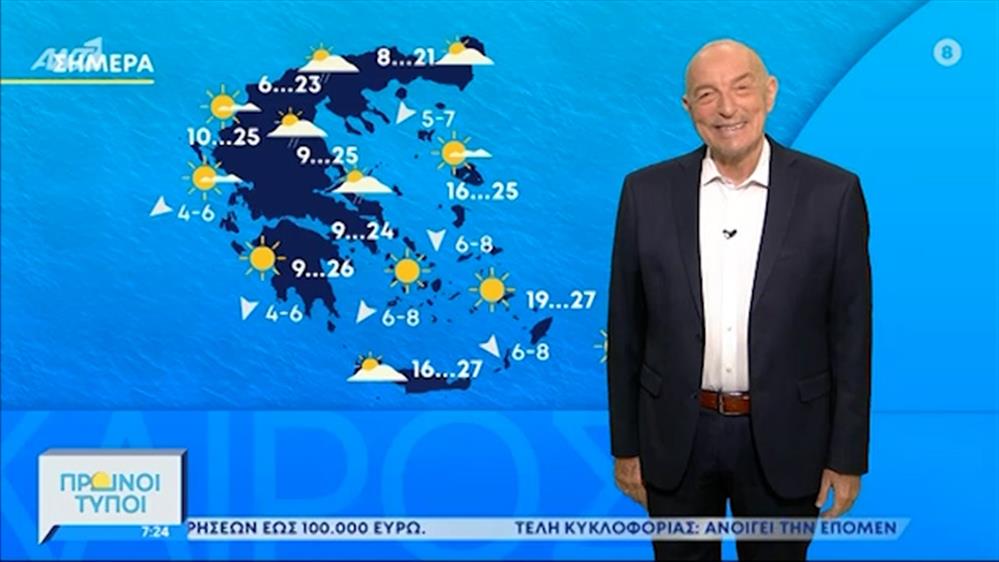 ΚΑΙΡΟΣ – ΠΡΩΙΝΟΙ ΤΥΠΟΙ - 09/05/2021
