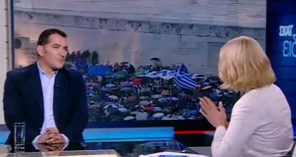 Πύρρος Δήμας: Λύγισε στο δελτίο ειδήσεων του ΣΚΑΙ για την κατάσταση της Ελλάδας