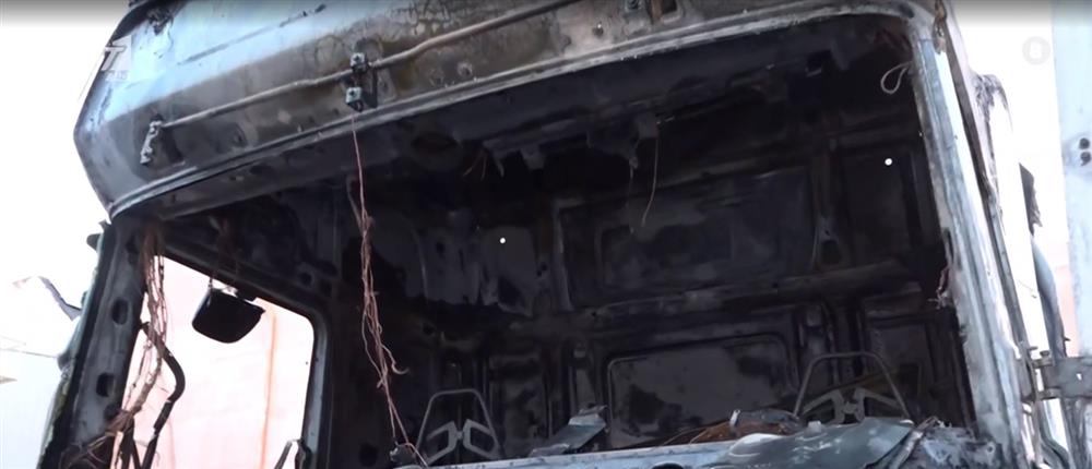 Θεσσαλονίκη: Φωτιά έκανε “στάχτη” λεωφορείο μέσα στο οποίο κοιμόταν ο οδηγός