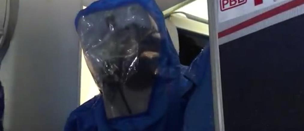Κακόγουστο αστείο από επιβάτη, με τον ιό Έμπολα