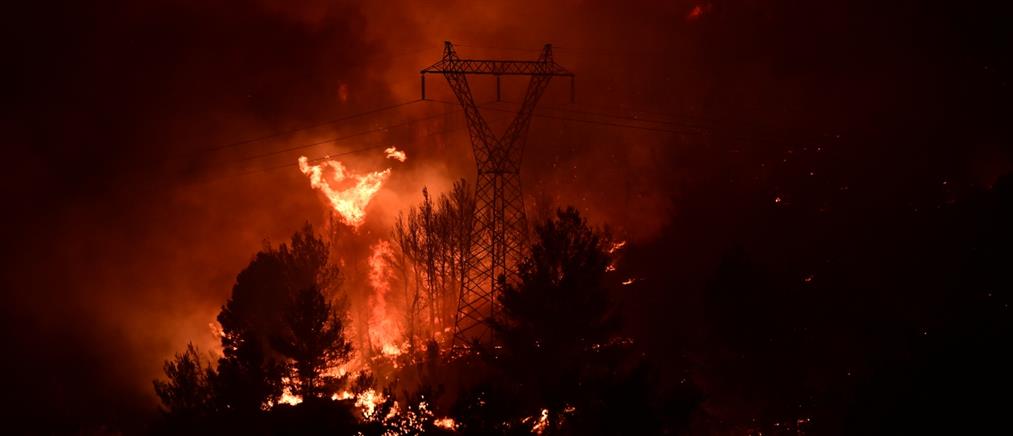 Φωτιές - ΔΕΔΔΗΕ : Μην προσεγγίζετε αγωγούς και κολόνες που είναι στο έδαφος ή έχουν ζημιές