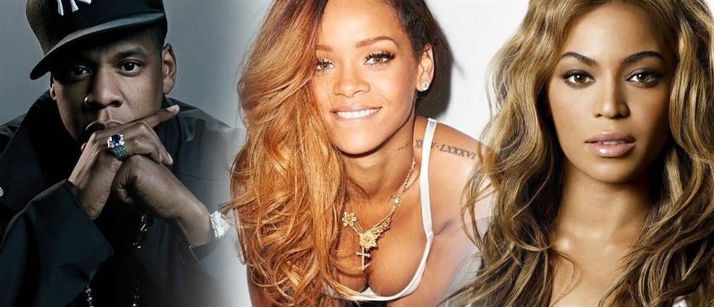 H Beyonce , o Jay-Z και στη μέση... η Rihanna