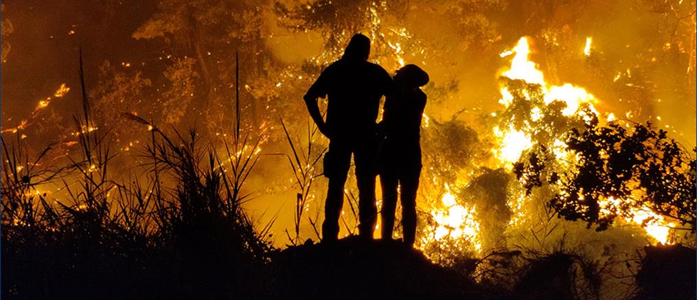 Φωτιές: “Μάχη” σε Πάρνηθα, Εύβοια και Πελοπόννησο