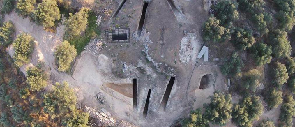 Aσύλητος θαλαμοειδής τάφος αποκαλύφθηκε στη Νεμέα