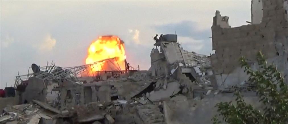 Ρωσικές δυνάμεις πλήττουν αμάχους στη Συρία (Βίντεο)