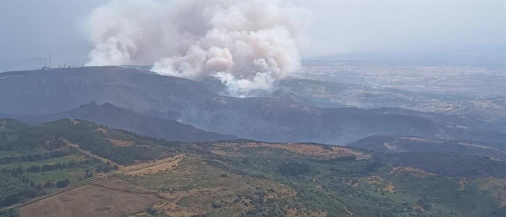 Ιταλία: Εφιαλτικές φωτιές στη Σαρδηνία και βοήθεια από την Ελλάδα  (εικόνες)