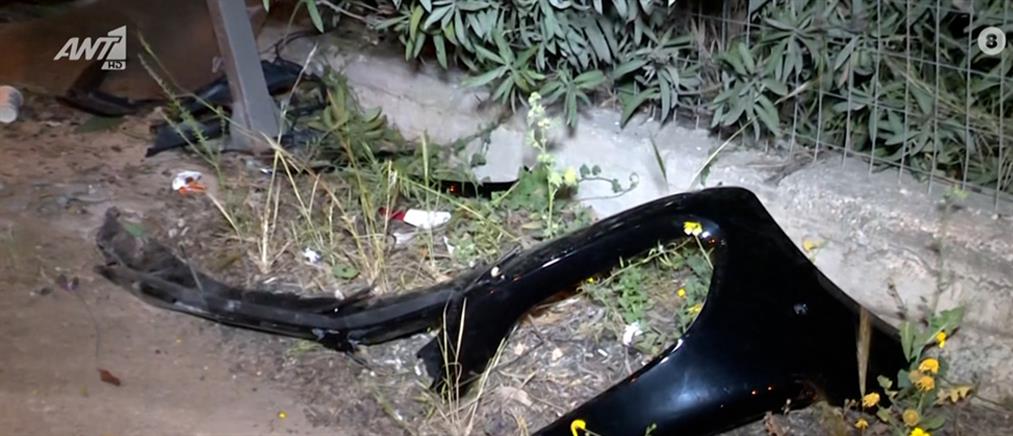 Μαρκόπουλο: Τροχαίο δυστύχημα - Αυτοκίνητο καρφώθηκε σε κολώνα