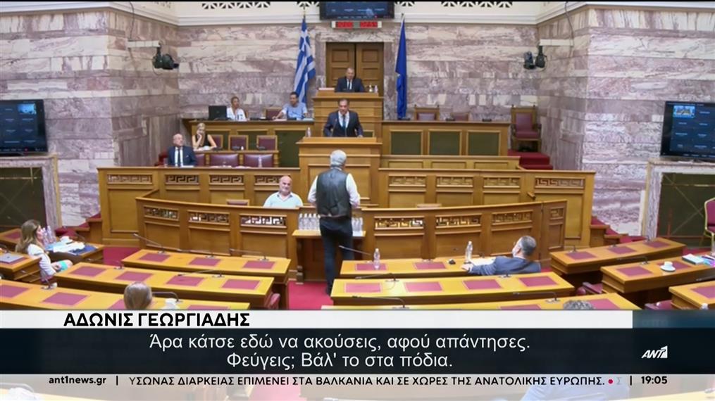 Πολάκης - Γεωργιάδης: Έντονο φραστικό επεισόδιο στη Βουλή 
