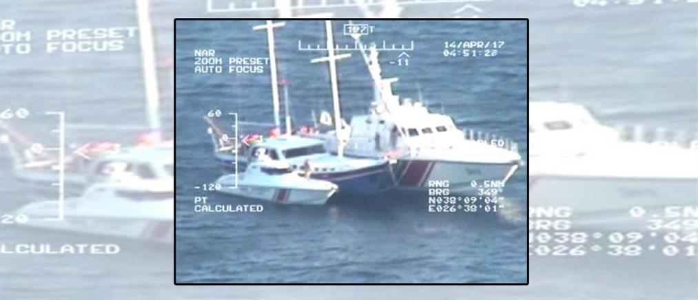 Η τουρκική ακτοφυλακή μπλόκαρε σκάφος με πρόσφυγες που κατευθυνόταν στην Χίο