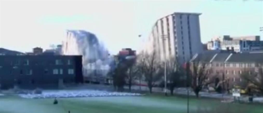 Κοιτώνες πανεπιστήμιου καταρρέουν σαν… χάρτινοι πύργοι (βίντεο)