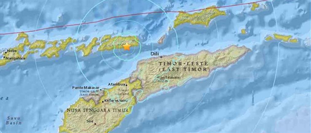Μεγάλος σεισμός χτύπησε το Ανατολικό Τιμόρ