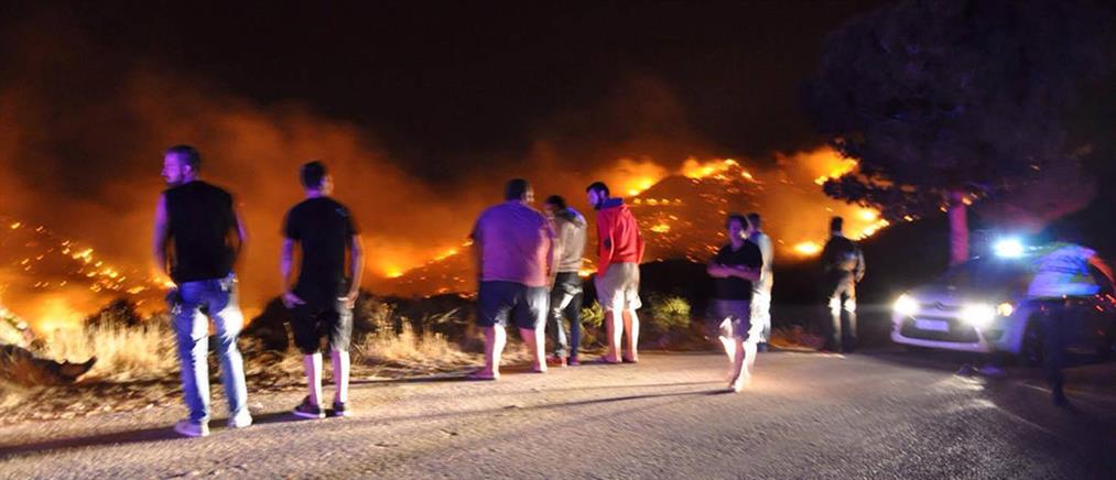 Τραυματίες από πυρκαγιά στη Χίο