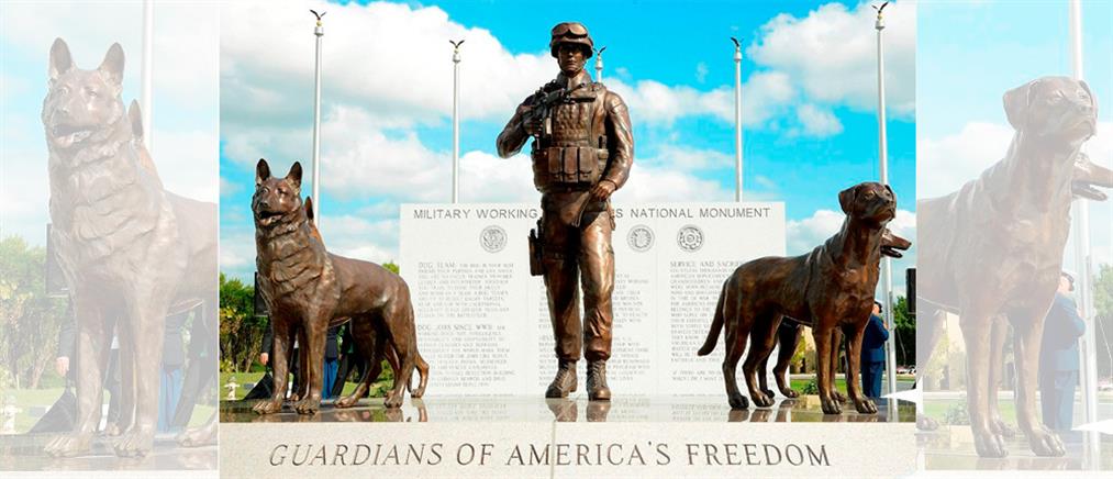 Μνημείο για τον «άγνωστο στρατιωτικό σκύλο»
