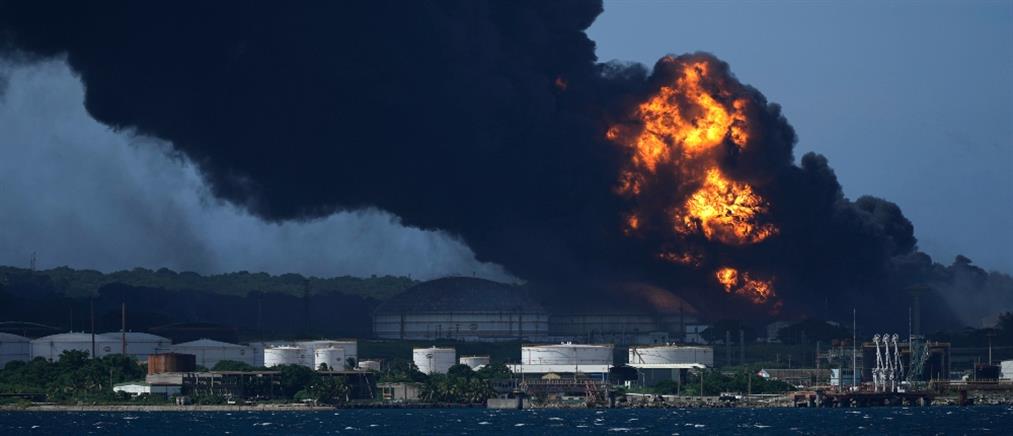 Κούβα: Εκτός έλεγχου η φωτιά στις πετρελαϊκές εγκαταστάσεις (εικόνες)