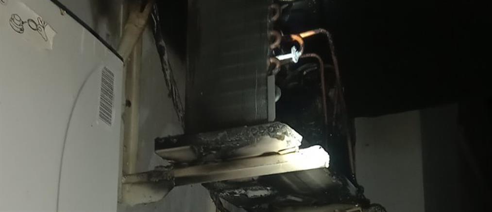 Καύσωνας - Λάρισα: Φωτιά από κλιματιστικό σε διαμέρισμα (εικόνες)