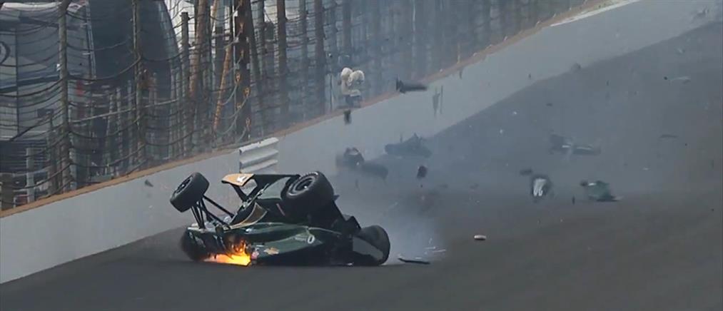 Νέο τρομακτικό ατύχημα στο Ιντιανάπολις – Κομμάτια το μονοθέσιο (βίντεο)