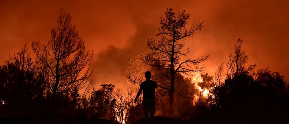 Φωτιά στον Βαρνάβα: Εκκένωση κατασκήνωσης στο Γραμματικό με εκατοντάδες παιδιά