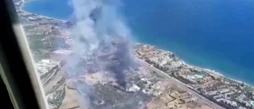 Δασικές πυρκαγιές στην Ανδαλουσία (βίντεο)