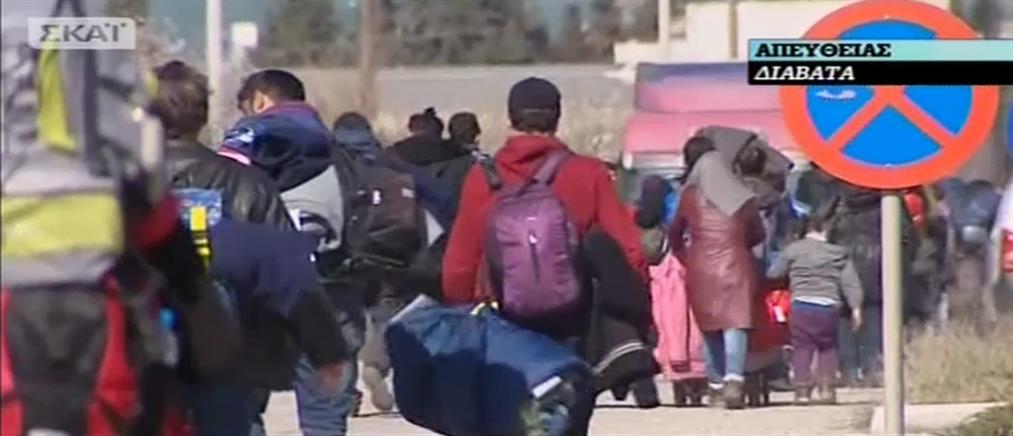 Πρόσφυγες έριξαν τον φράχτη στα Διαβατά και έφυγαν για Ειδομένη
