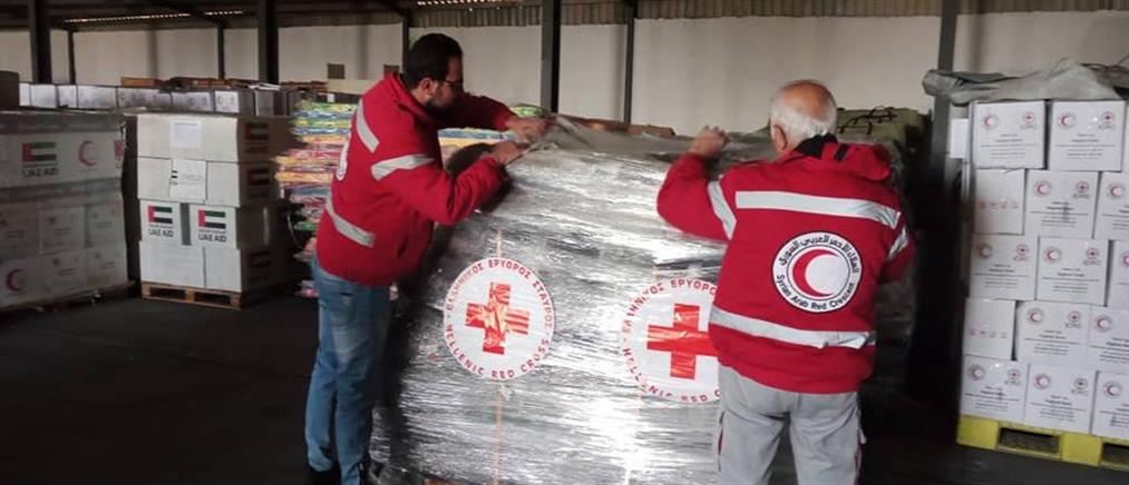 Σεισμός - ΕΕΣ: Παραδόθηκε στην Συρία νέο φορτίο με ανθρωπιστική βοήθεια (εικόνες)