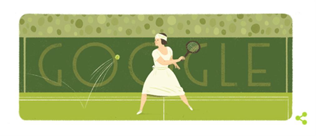 Doodle: 117η επέτειος απο την γέννηση της Suzanne Lenglen