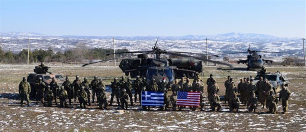 Εντυπωσιακές εικόνες από τη συνεκπαίδευση ενόπλων δυνάμεων Ελλάδας - ΗΠΑ (βίντεο)