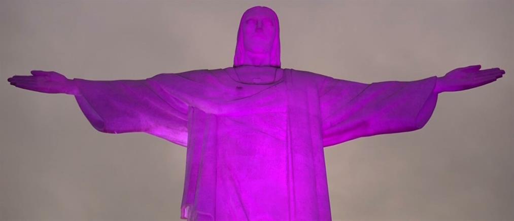 Το άγαλμα του Χριστού στο Ρίο ντε Τζανέιρο έγινε… ροζ!