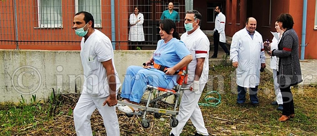 “Σεισμός 7 Ρίχτερ στη Ζάκυνθο”: Εντυπωσιακές εικόνες από την άσκηση στο νοσοκομείο
