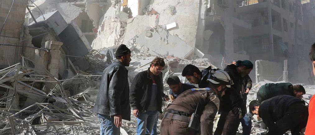 Δεκάδες νεκροί άμαχοι σε βομβαρδισμούς στο Χαλέπι (βίντεο)