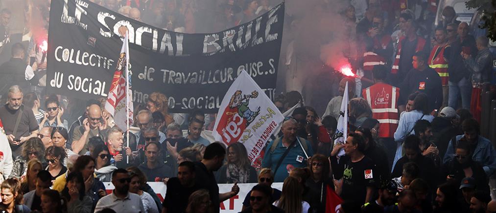 Γαλλία: Απεργιακό μπλακ άουτ σε όλη τη χώρα (εικόνες)